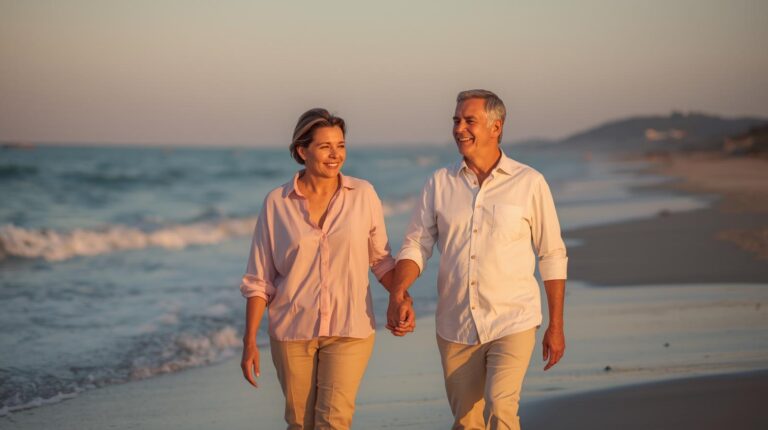 Como se preparar para a aposentadoria e garantir segurança financeira: casal planejando investimentos no notebook