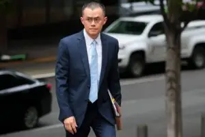 Changpeng Zhao, fundador da Binance, retratado após perdão presidencial concedido por Donald Trump, símbolo de reviravolta no setor cripto.