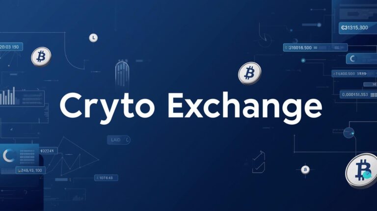 Ilustração editorial sobre exchanges cripto, taxas e liquidez.